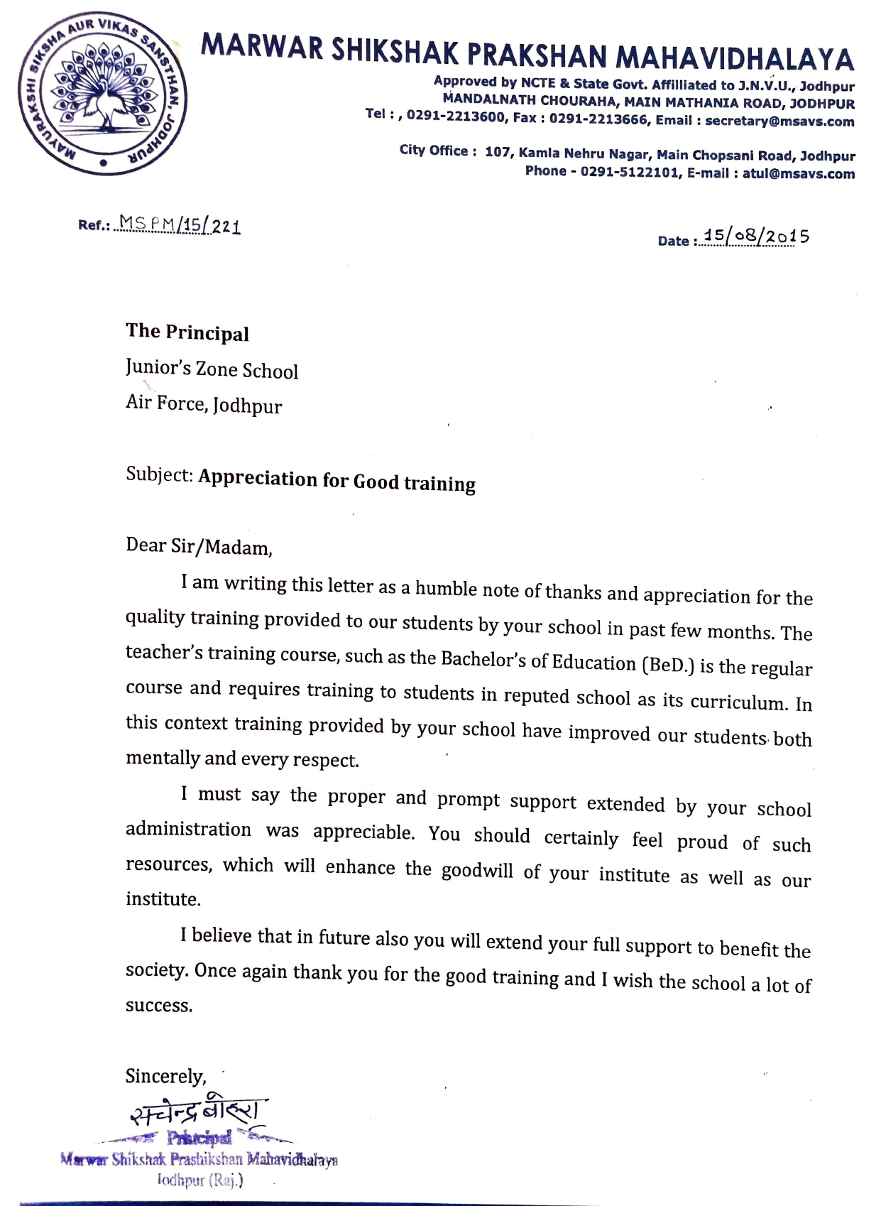 Awards & Appreciation